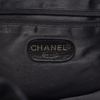 Chanel Suede Quilted Drawstring Backpack Black 6 of 10