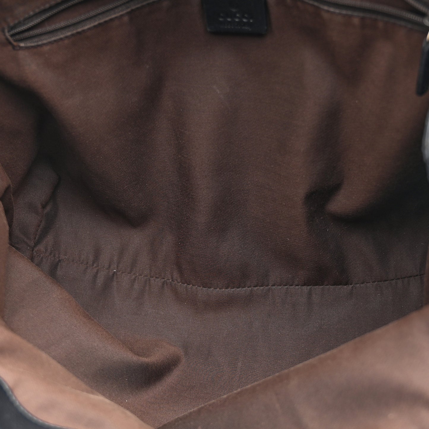 Monogram Medium Sukey Tote Beige Ebony Dark Brown