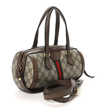 Gucci GG Supreme Monogram Web Small Ophidia Boston Bag Beige New Acero 2 of 11