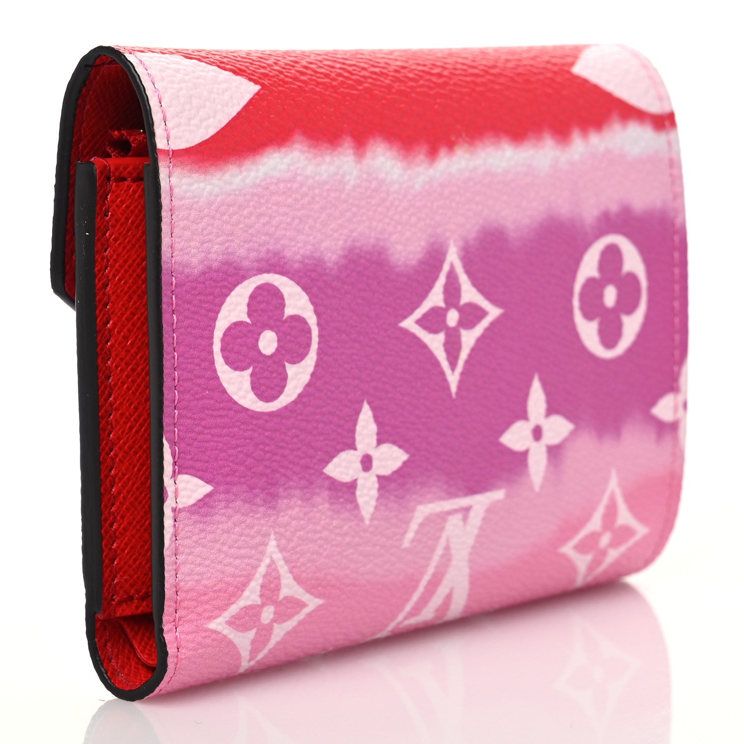 Louis Vuitton Monogram Escale Victorine Wallet Red 3 of 6