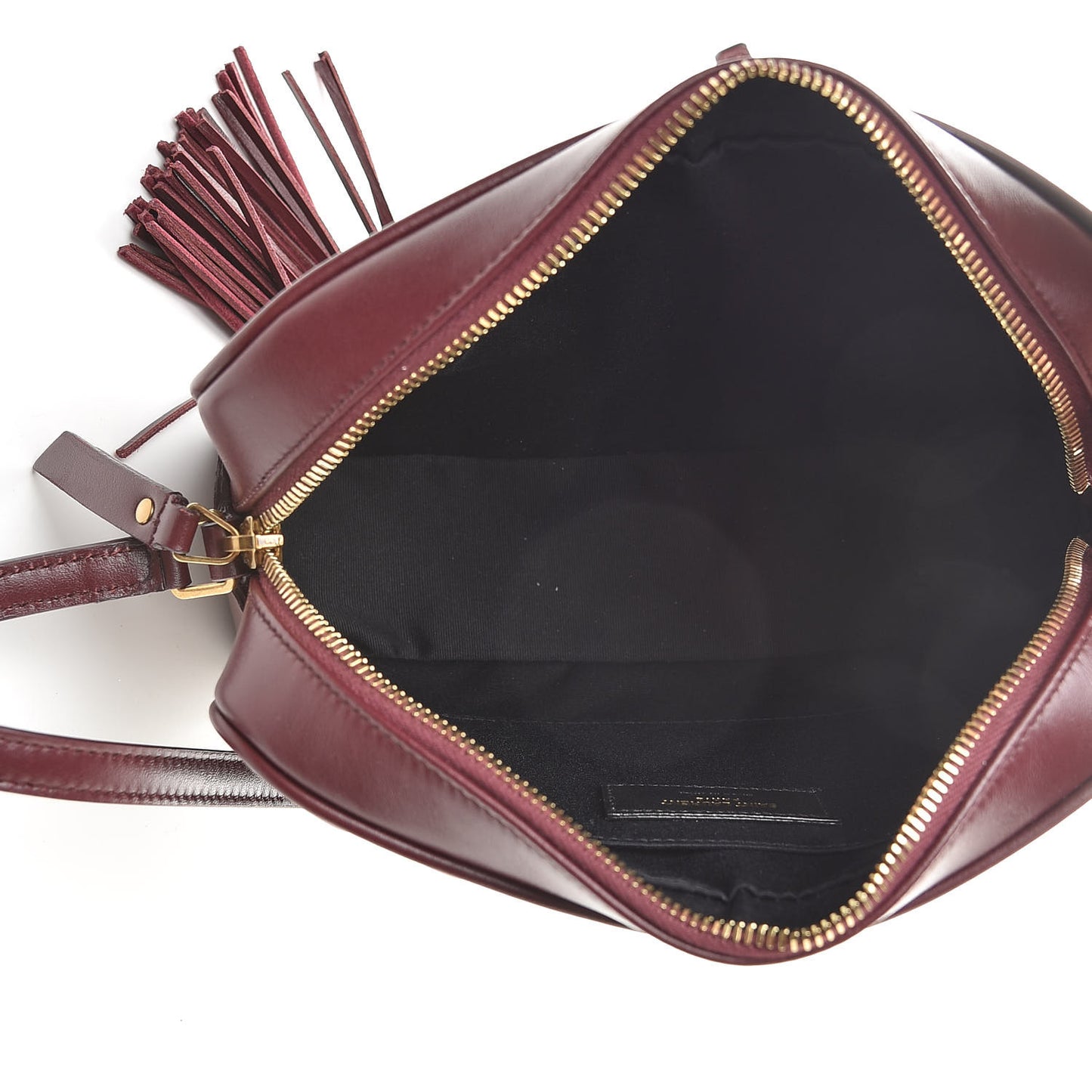 Calfskin Matelasse Monogram Lou Camera Bag Dark Legion Red