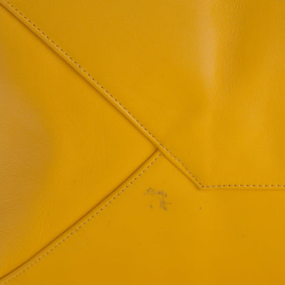 Celine Lambskin Horizontal Cabas Sun Yellow 5 of 8