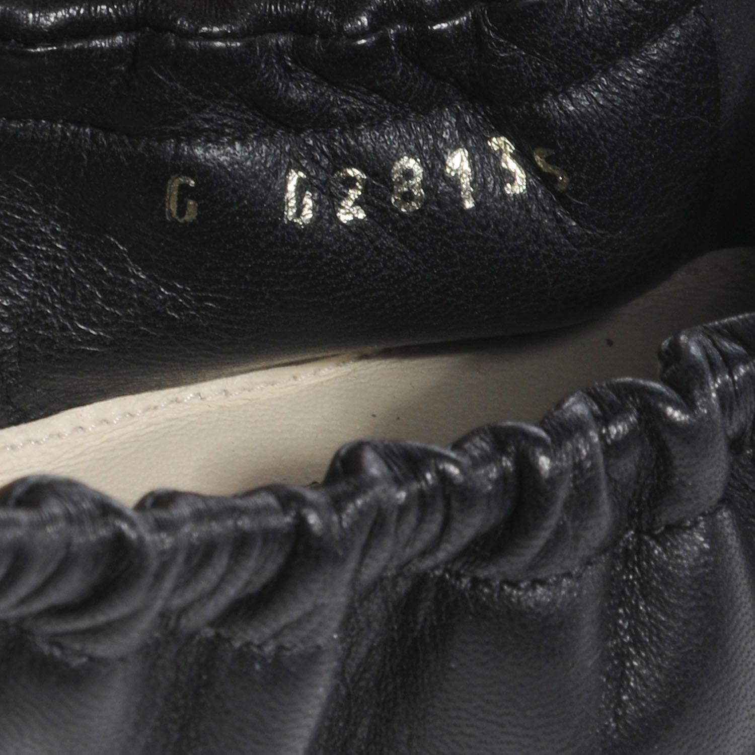 Chanel Suede Classic CC Cap Toe Ballet Flats 38 Black 6 of 7