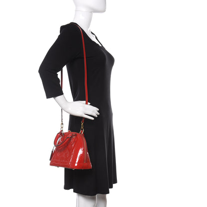 Louis Vuitton Vernis Alma BB Cherry 1 of 10