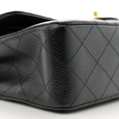 Chanel Caviar Quilted Small Double Flap Black 9 of 11