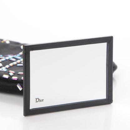 Christian Dior Satin Beaded Clutch Black 8 of 8