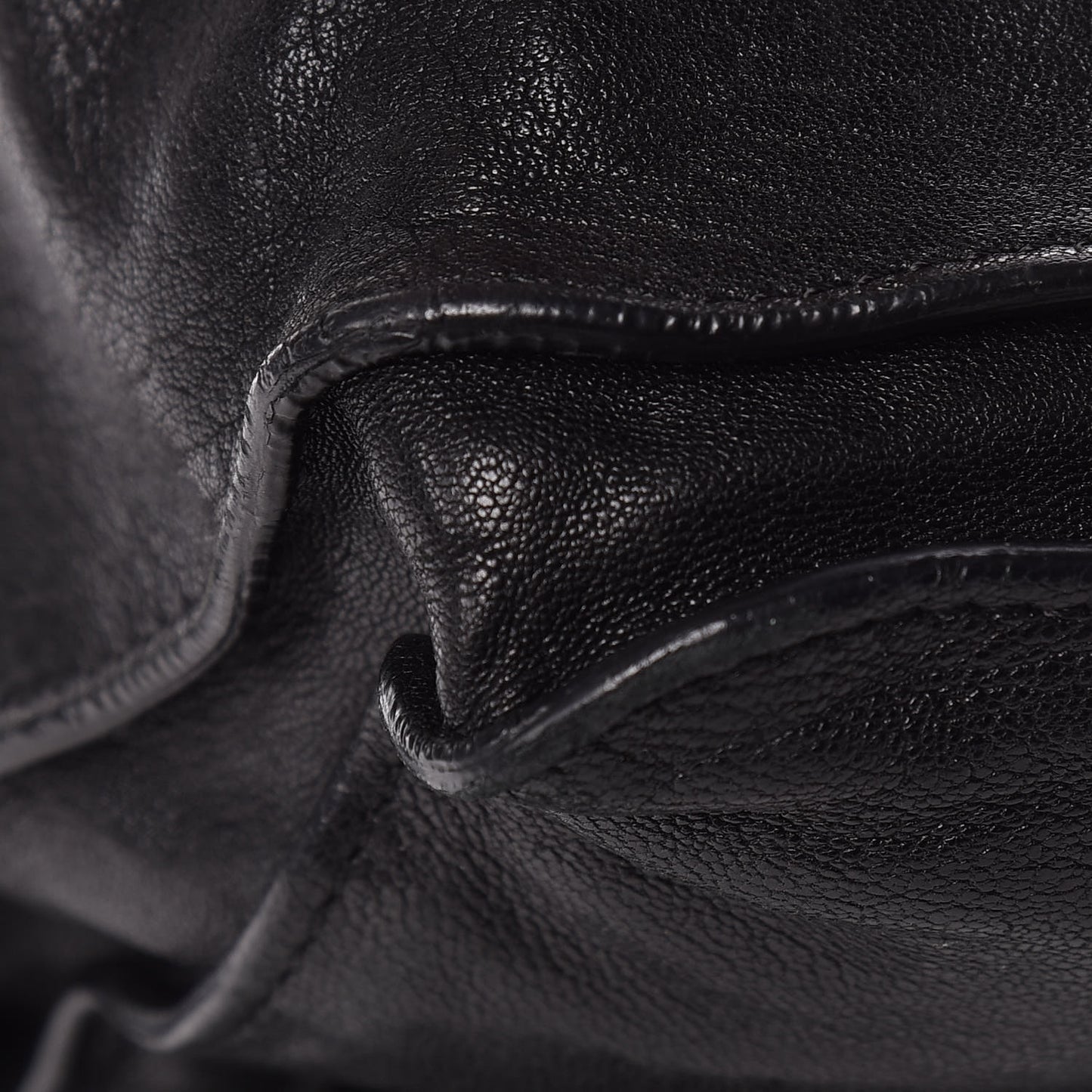 Lambskin PS1 Mini Pouch Messenger Black