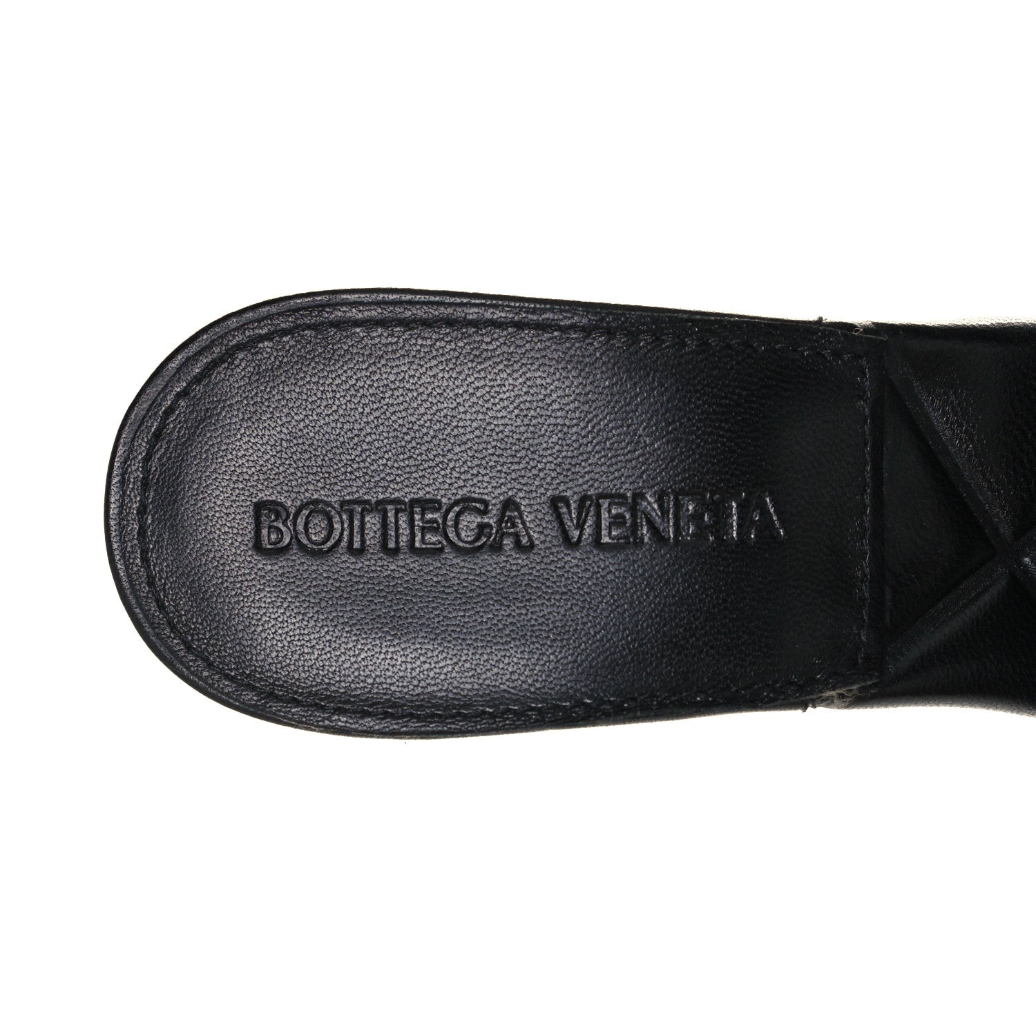 Bottega Veneta Nappa Quilted Rubber Lido Mule Sandals 36 Black 9 of 10