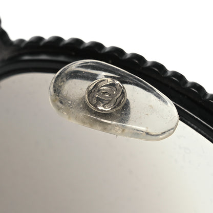 Chanel Crystal Aviator Sunglasses 71108 Black 8 of 10