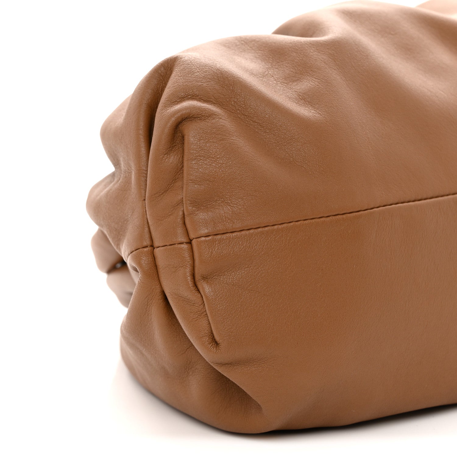 Bottega Veneta Smooth Butter Calf The Pouch Oversized Clutch Cammello 9 of 10
