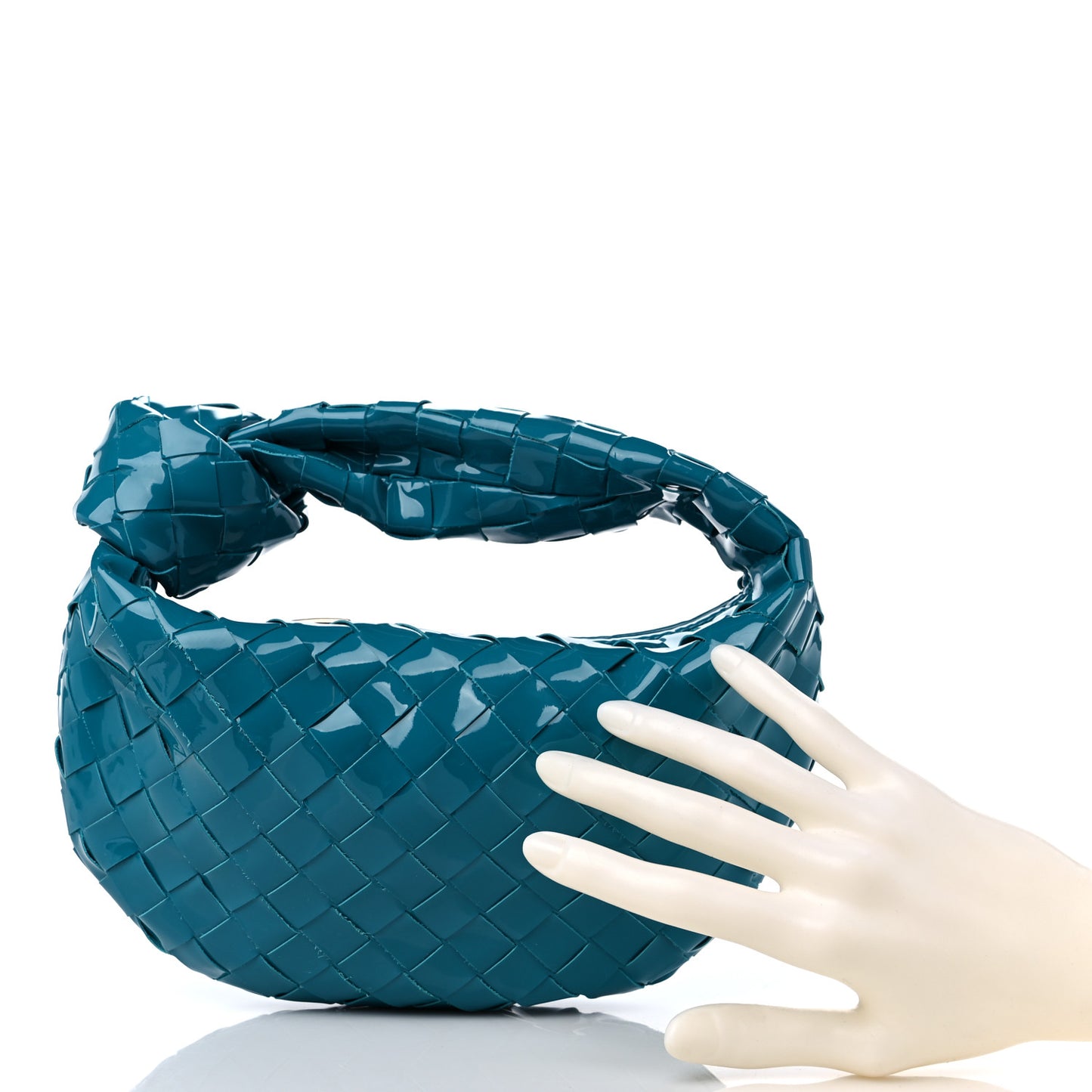 Patent Nappa Intrecciato Mini Jodie Blaster