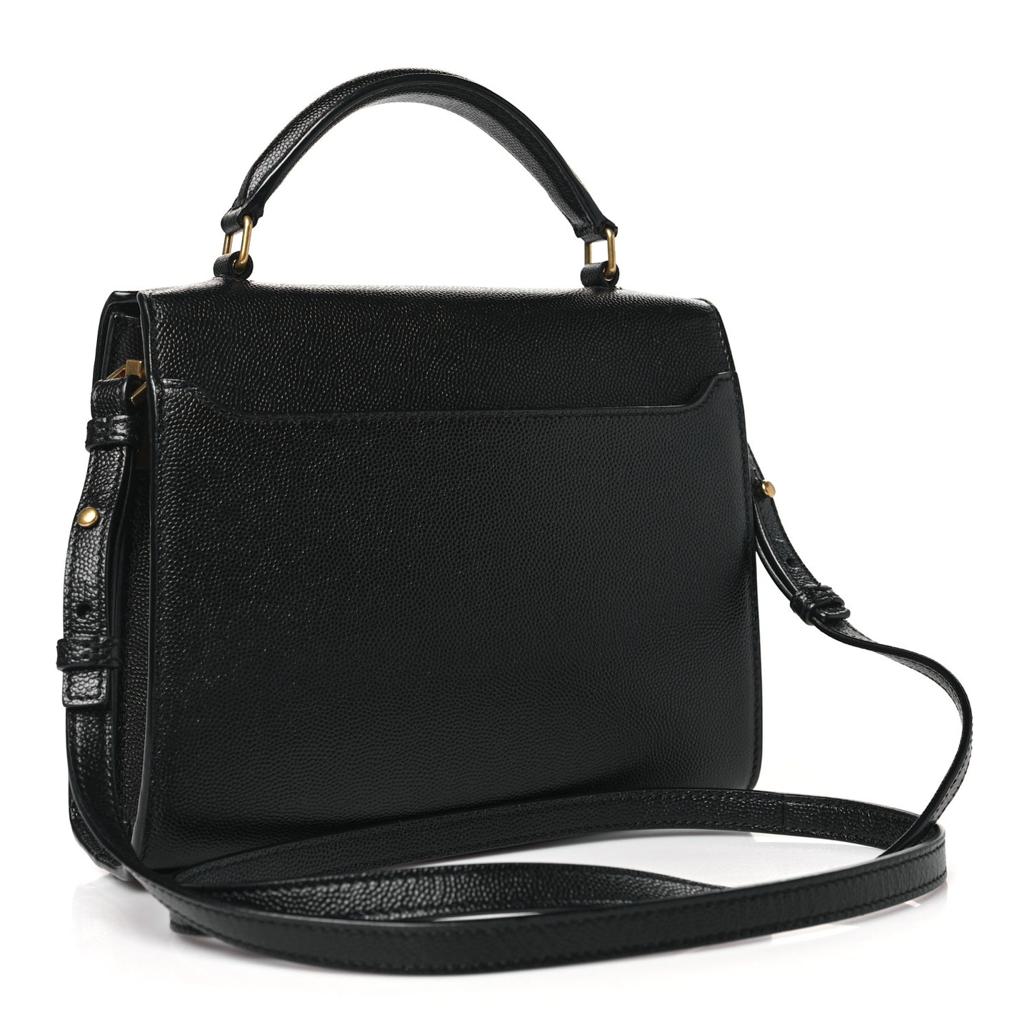 Grain de Poudre Mini Classic Monogram Cassandra Top Handle Black