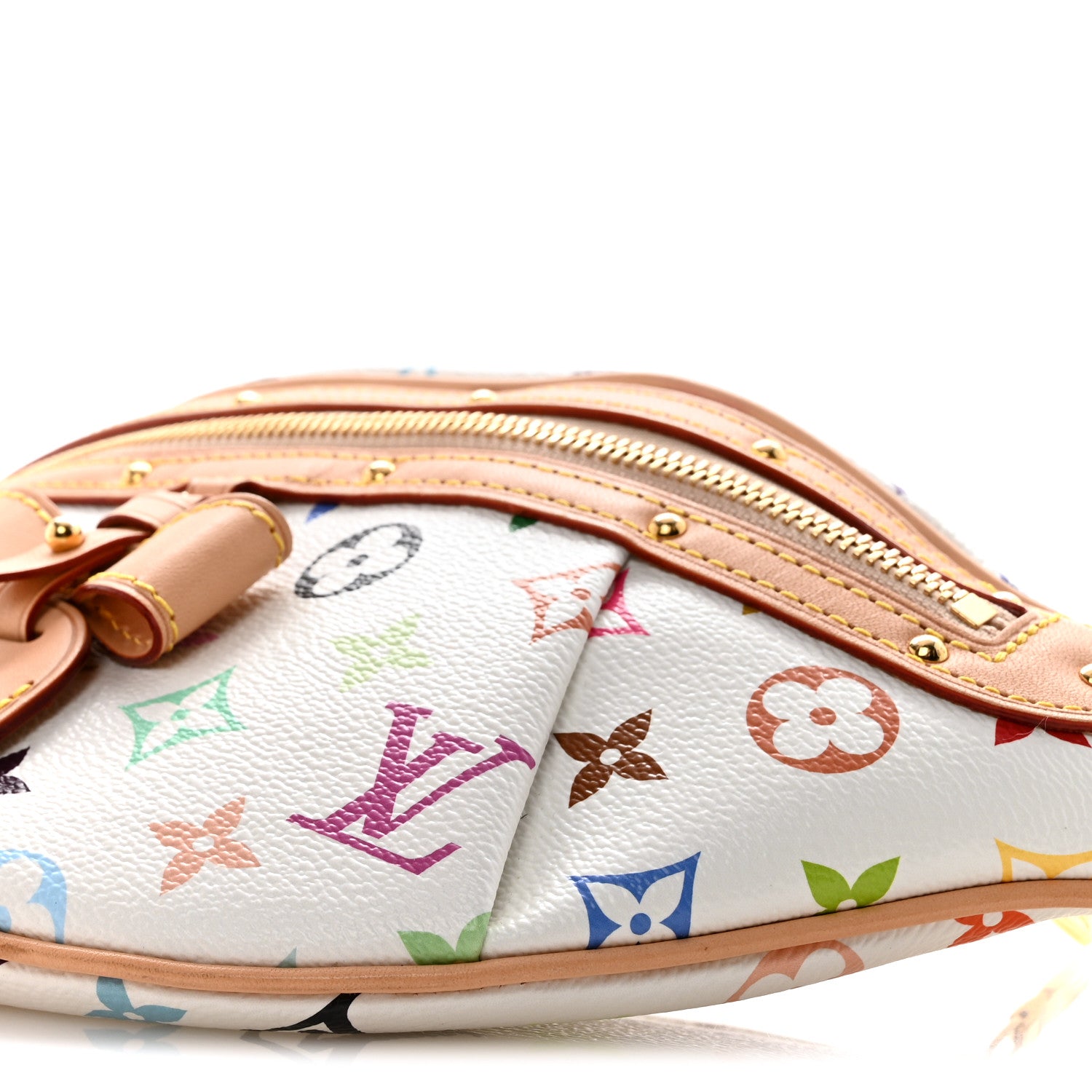 Louis Vuitton LV X TM Monogram Multicolor High Rise Bumbag White 9 of 10