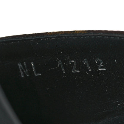 Louis Vuitton Patent Monogram Afterglow Platform Sandals 38.5 Black 8 of 9