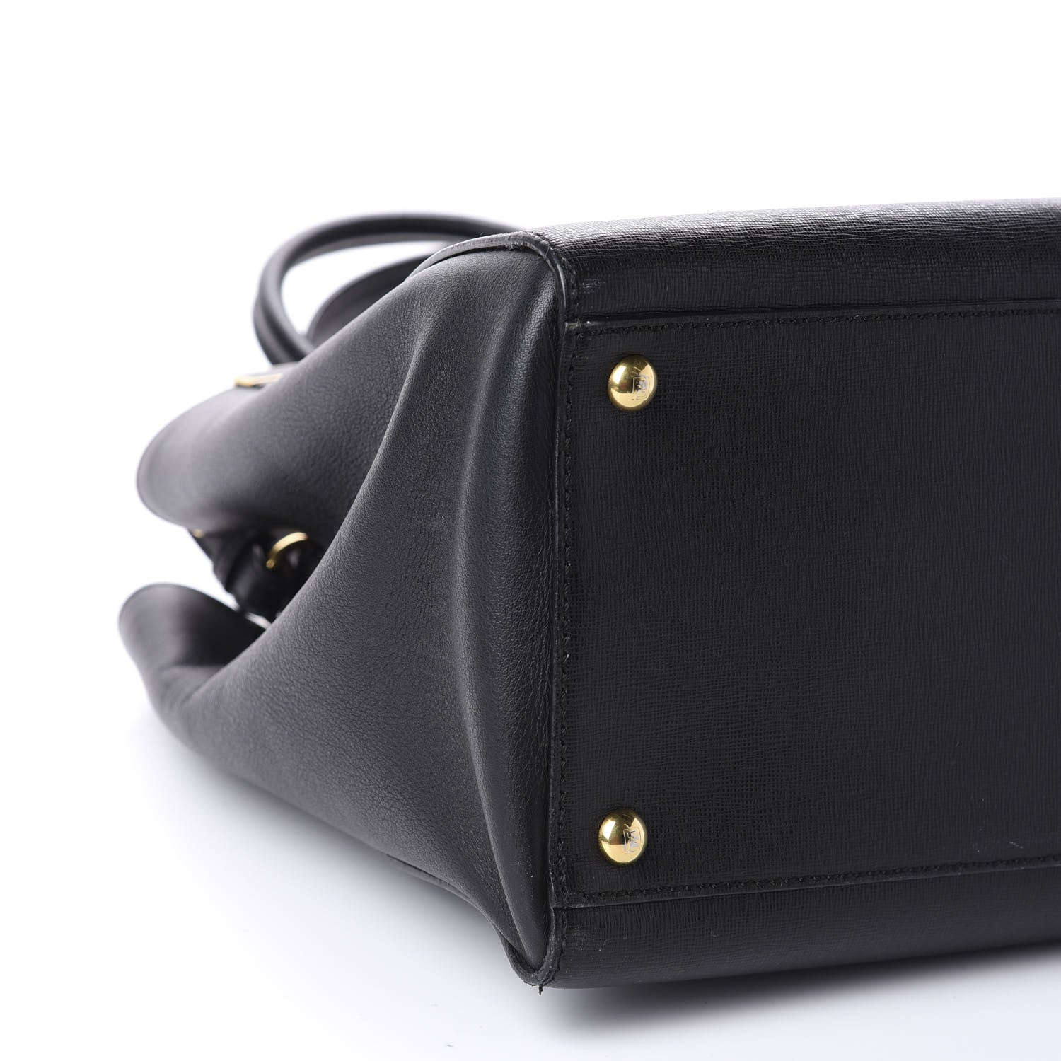 Fendi Vitello Elite Medium 2Jours Tote Black 8 of 14
