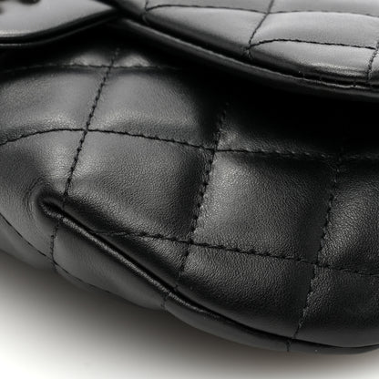 Chanel Calfskin Quilted CC Uniform Flap Belt Bag Black 10 of 10