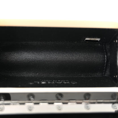 Chanel Plexiglass Plexi Coco Bag Black White 5 of 10