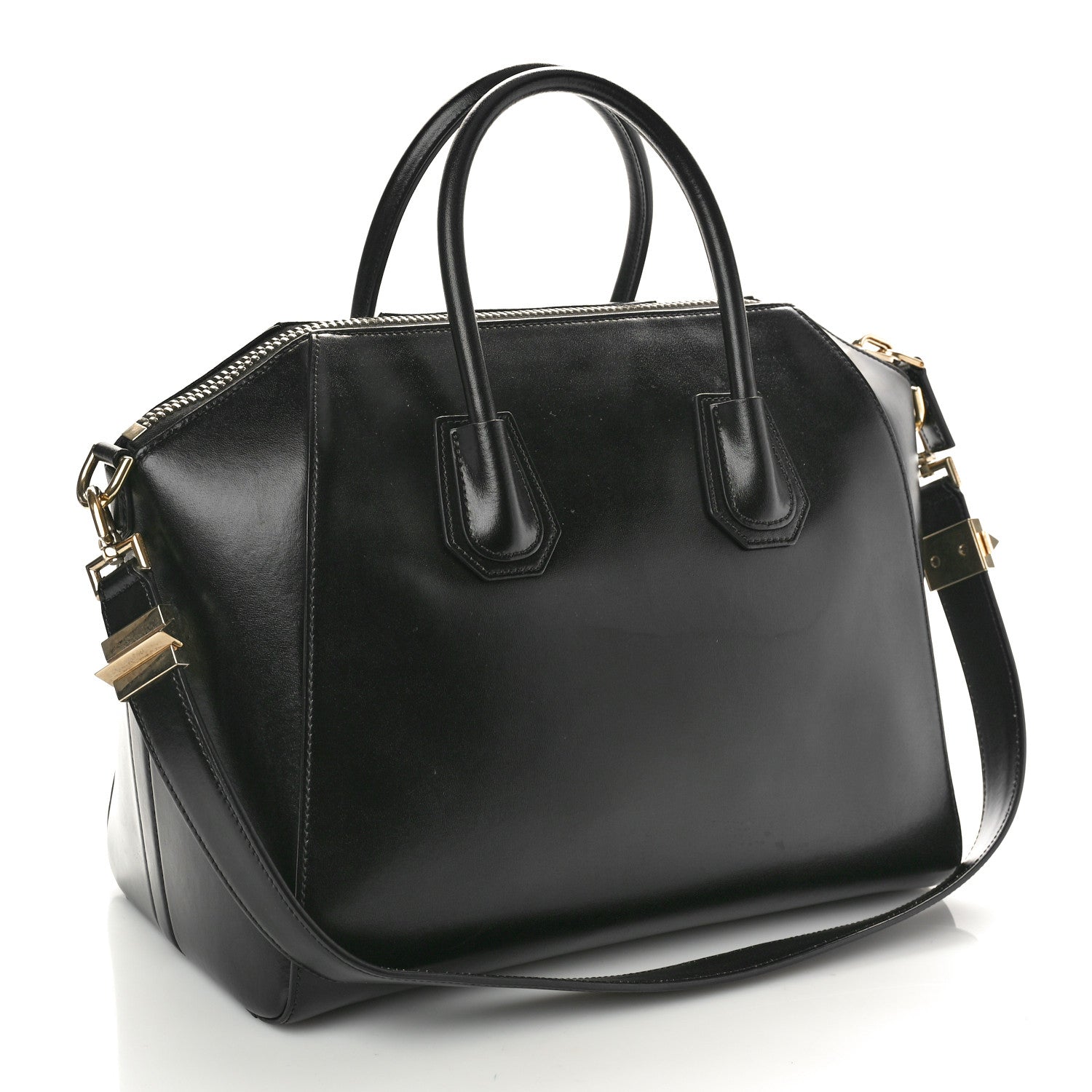 Givenchy Shiny Lord Calfskin Medium Antigona Black 3 of 12