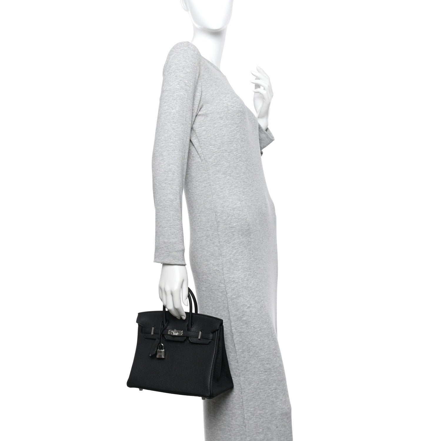 Hermes Togo Birkin 25 Black 2 of 11