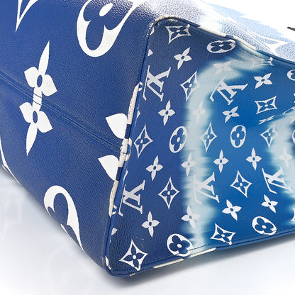 Louis Vuitton Monogram Escale Onthego GM Blue 9 of 9