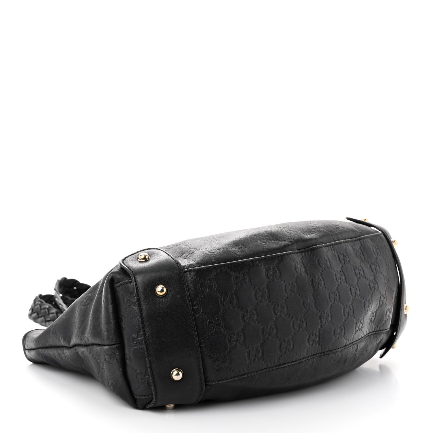 Gucci Guccissima Small Pelham Shoulder Bag Black 4 of 15
