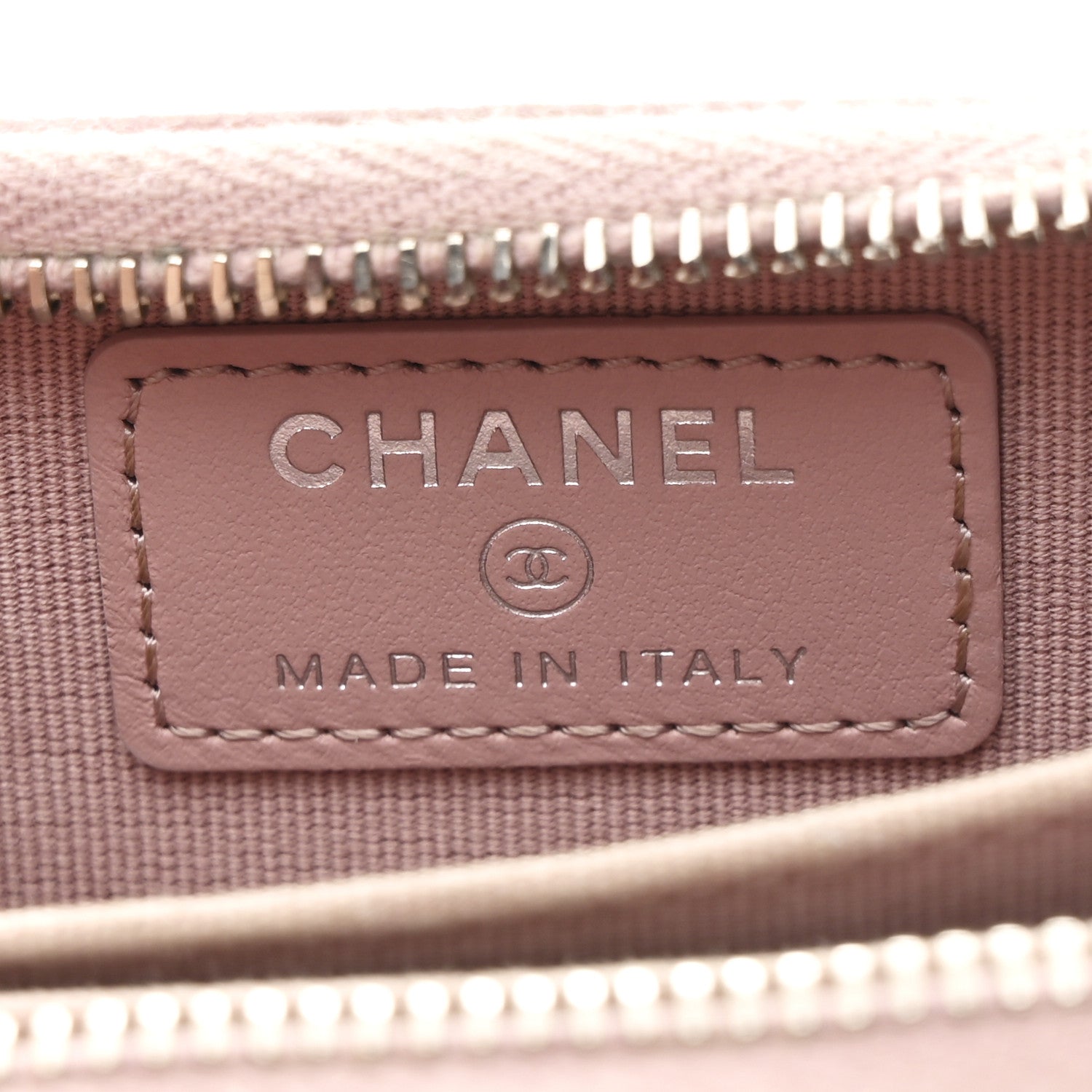 Chanel Caviar Quilted Zip Coin Purse Light Pink 6 of 8