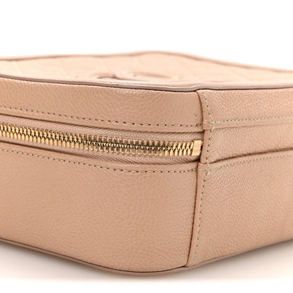 Chanel Caviar Quilted Medium CC Filigree Vanity Case Beige 9 of 10