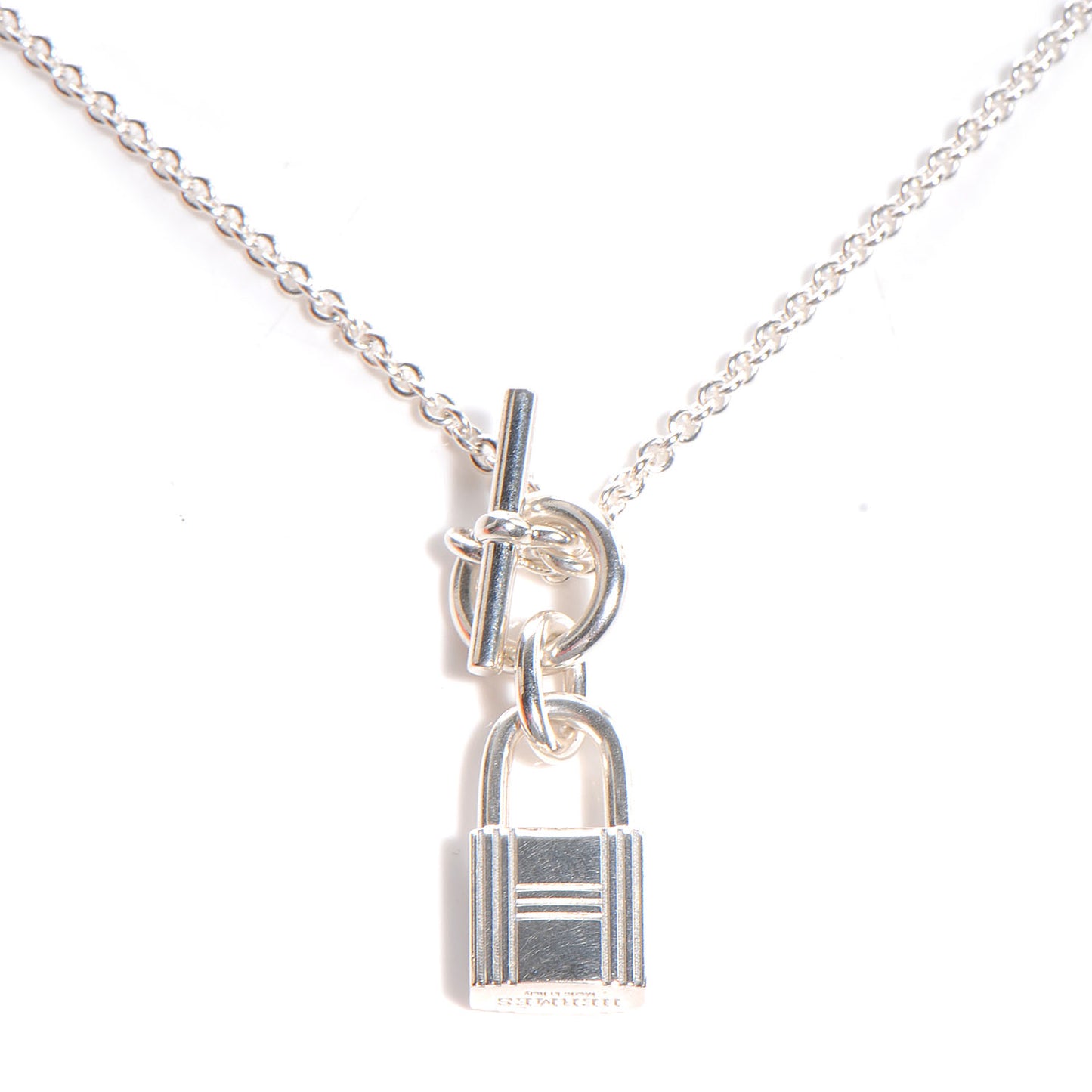 Silver Kelly Cadenas Pendant Necklace