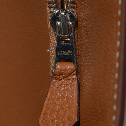 Hermes Taurillon Clemence Jypsiere 28 Gold 15 of 23