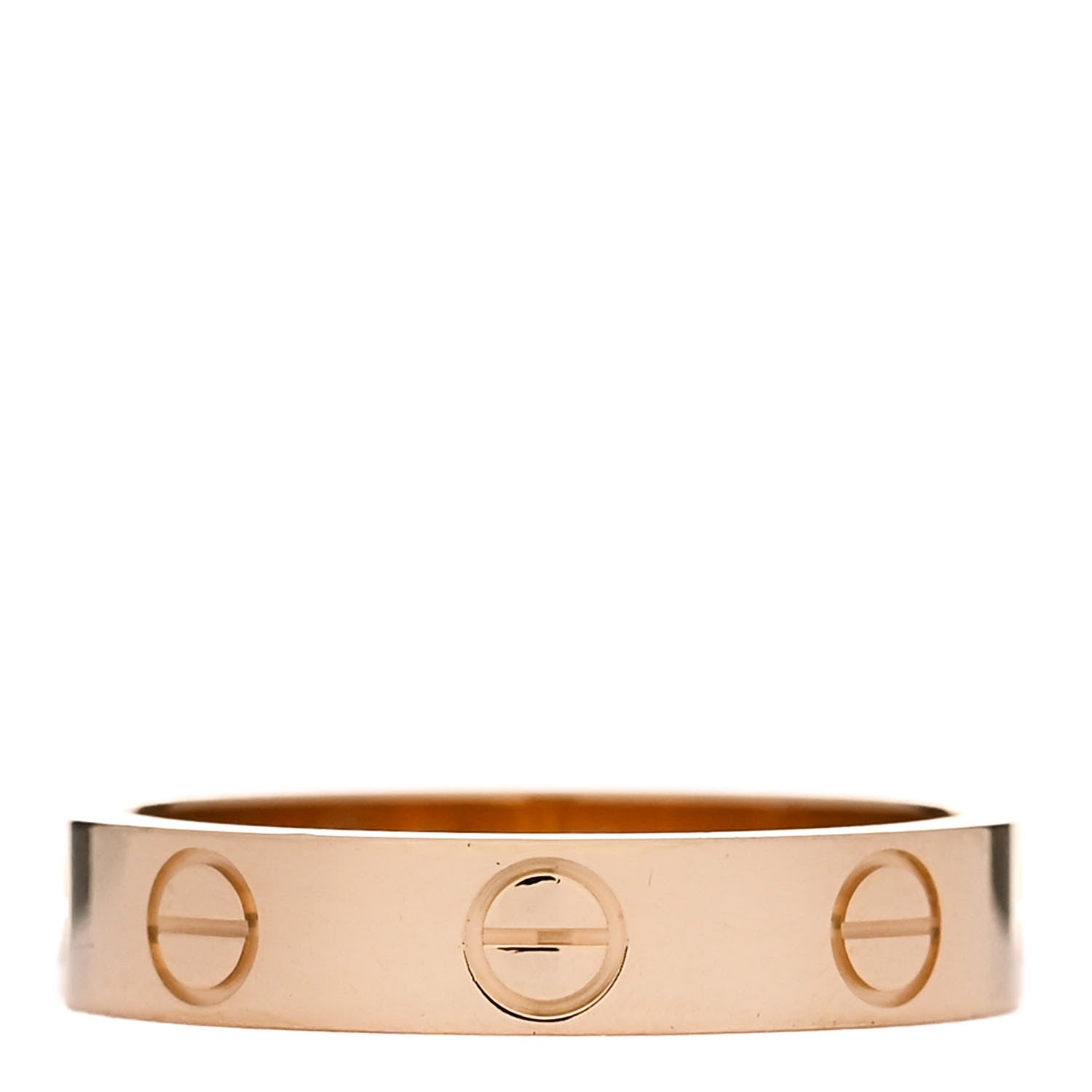 Cartier 18K Yellow Gold 3.5mm LOVE Wedding Band Ring 49 4.75 1 of 5