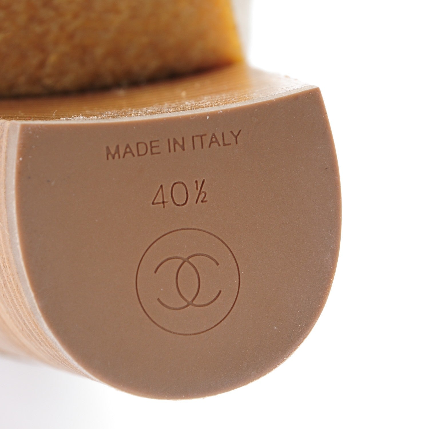 Chanel Sheepskin Shearling Short Boots 40.5 White 6 of 10