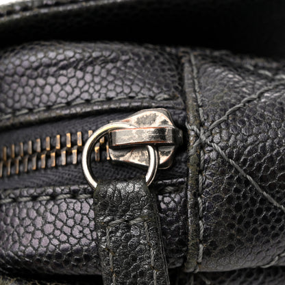 Chanel Iridescent Caviar Quilted Small Chic Flap Grey 12 of 13