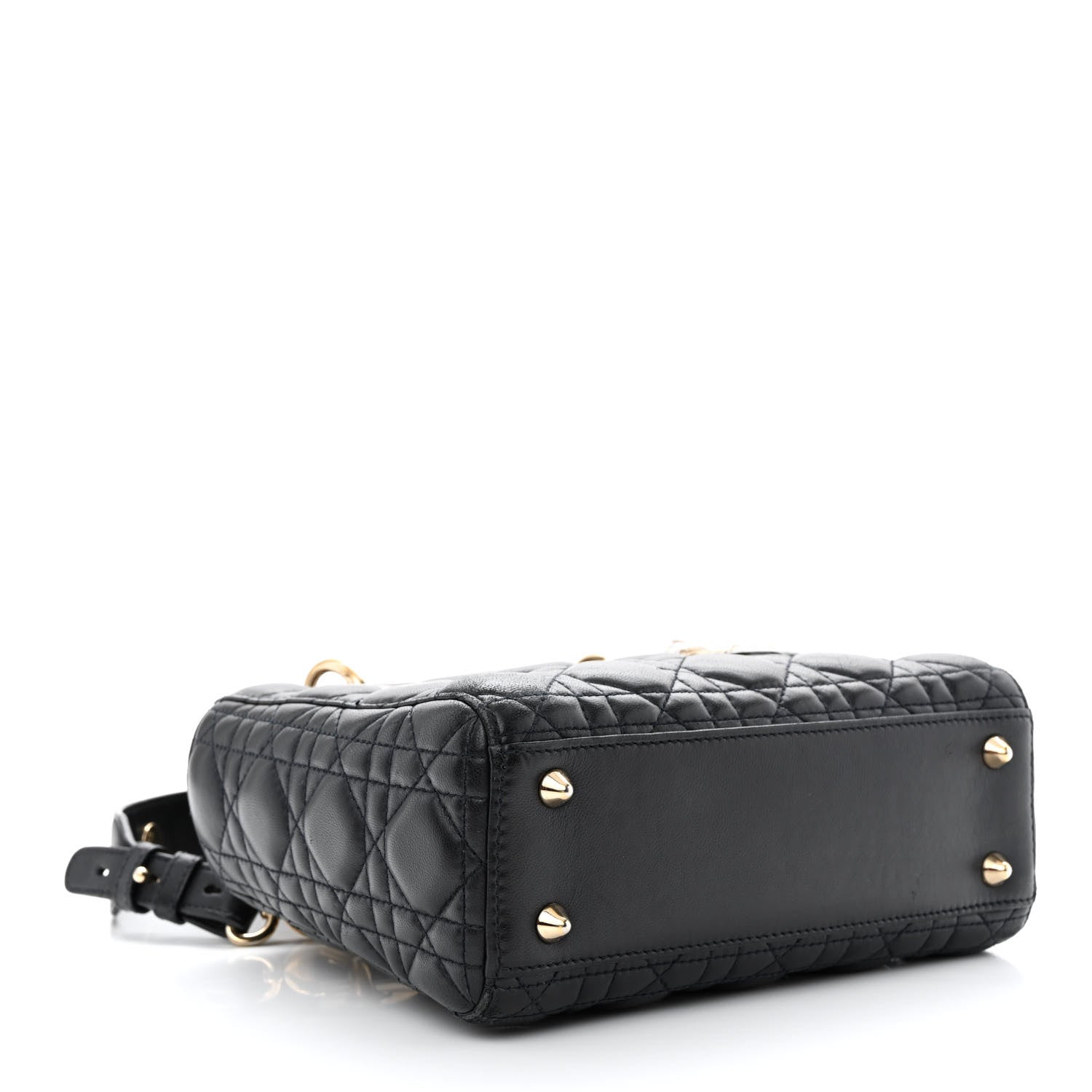 Christian Dior Lambskin Cannage Small Lucky Badges My Lady Dior Black 4 of 14