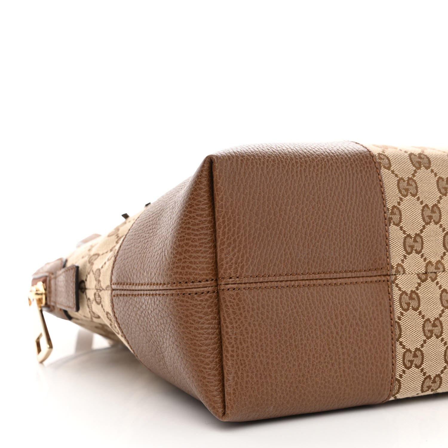Gucci Monogram Medium Bree Shoulder Bag Beige Tabacco 9 of 10