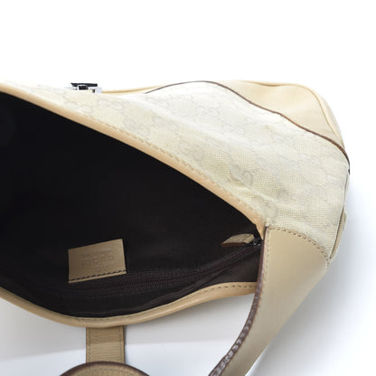 Gucci Monogram Small Jackie O Hobo Beige 4 of 9