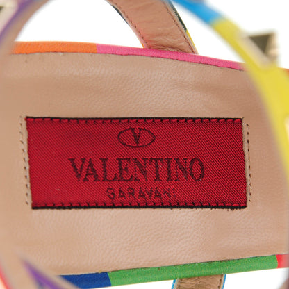 Valentino Garavani Calfskin 1973 Rockstud Ankle Strap 65mm Pumps 38 Multicolor 7 of 8