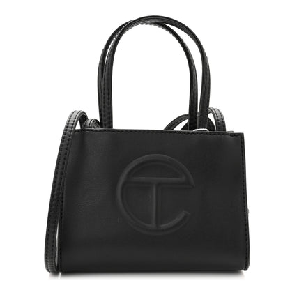 Telfar Vegan Leather Small Shopping Bag Black 1 of 9