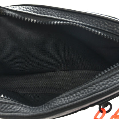 Louis Vuitton Taurillon Monogram Uniformes Solar Ray Soft Pochette Volga Belt Bag Black 5 of 7