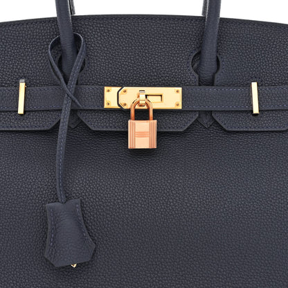 Hermes Togo Birkin 30 Bleu Nuit 8 of 12