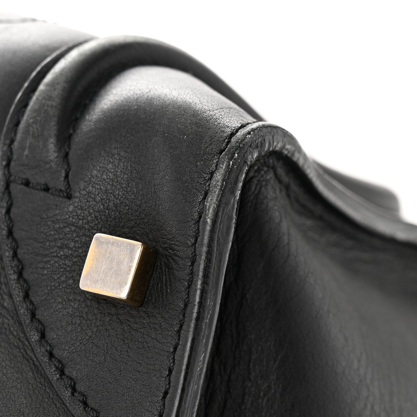 Smooth Calfskin Mini Luggage Black