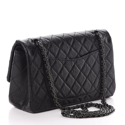 Chanel Aged Calfskin Quilted 2.55 Reissue 225 Flap So Black 4 of 11