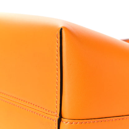 Fendi Vitello King Logo Embossed Medium By The Way Boston Bag Clementine 13 of 13