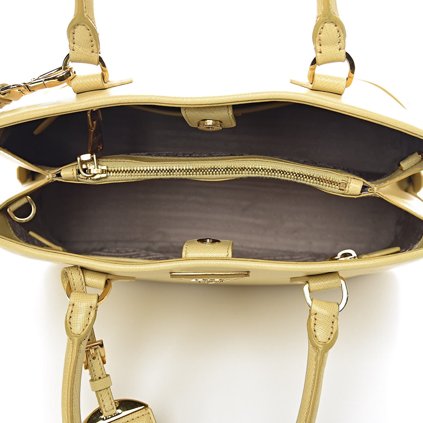 Saffiano Lux Open Promenade Tote Ananas