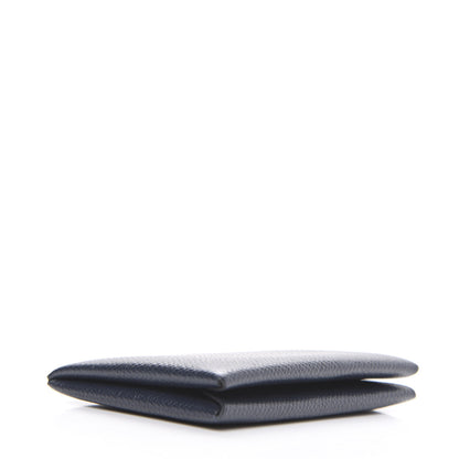 Hermes Epsom Calvi Card Case Bleu Nuit 4 of 8