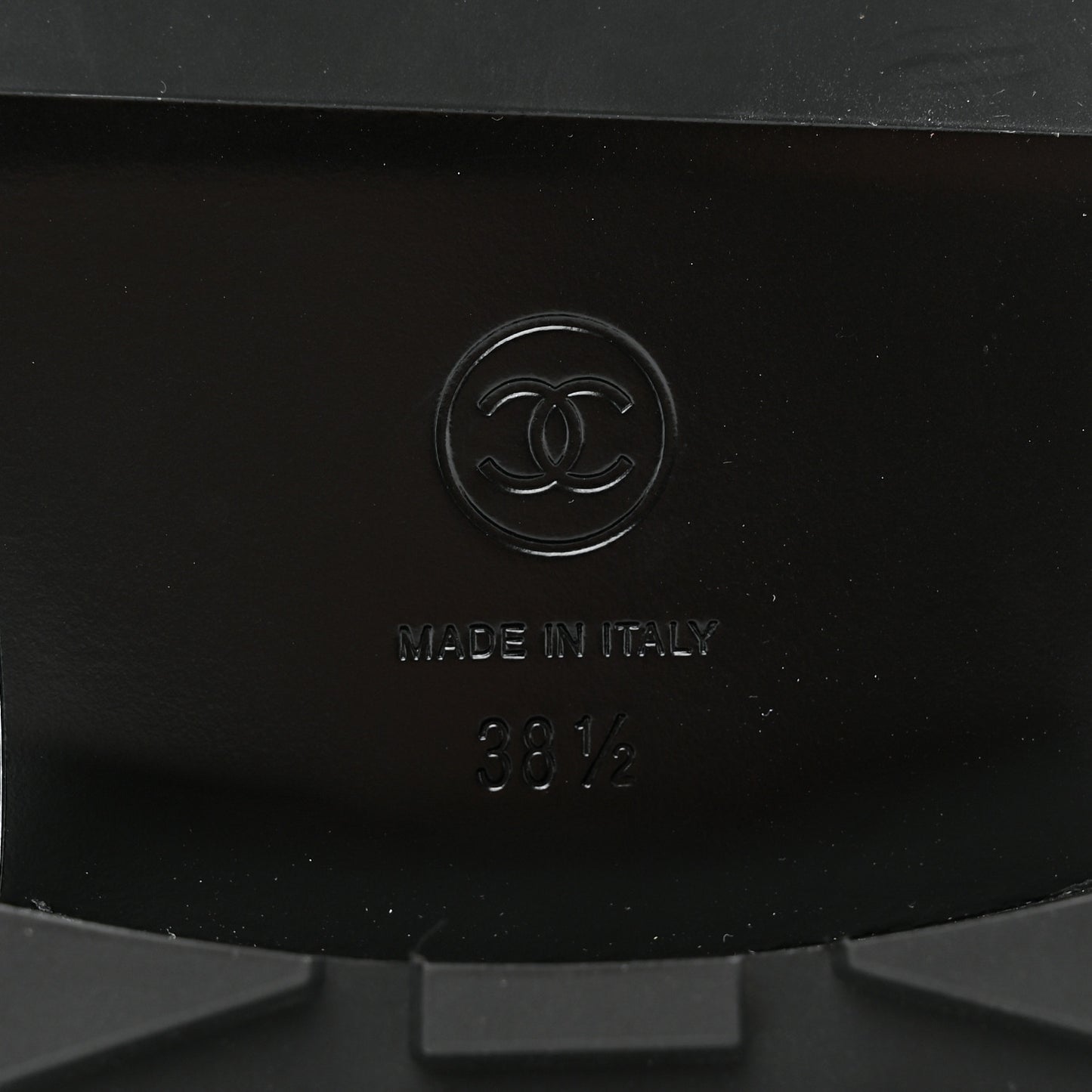 Tweed Grosgrain CC Combat Short Boots 38.5 Black