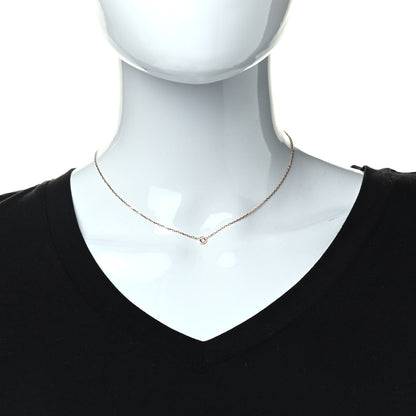Cartier 18K Pink Gold Pink Sapphire D'Amour Pendant Necklace 2 of 5