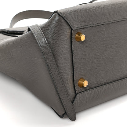 Celine Grained Calfskin Mini Belt Bag Grey 7 of 9