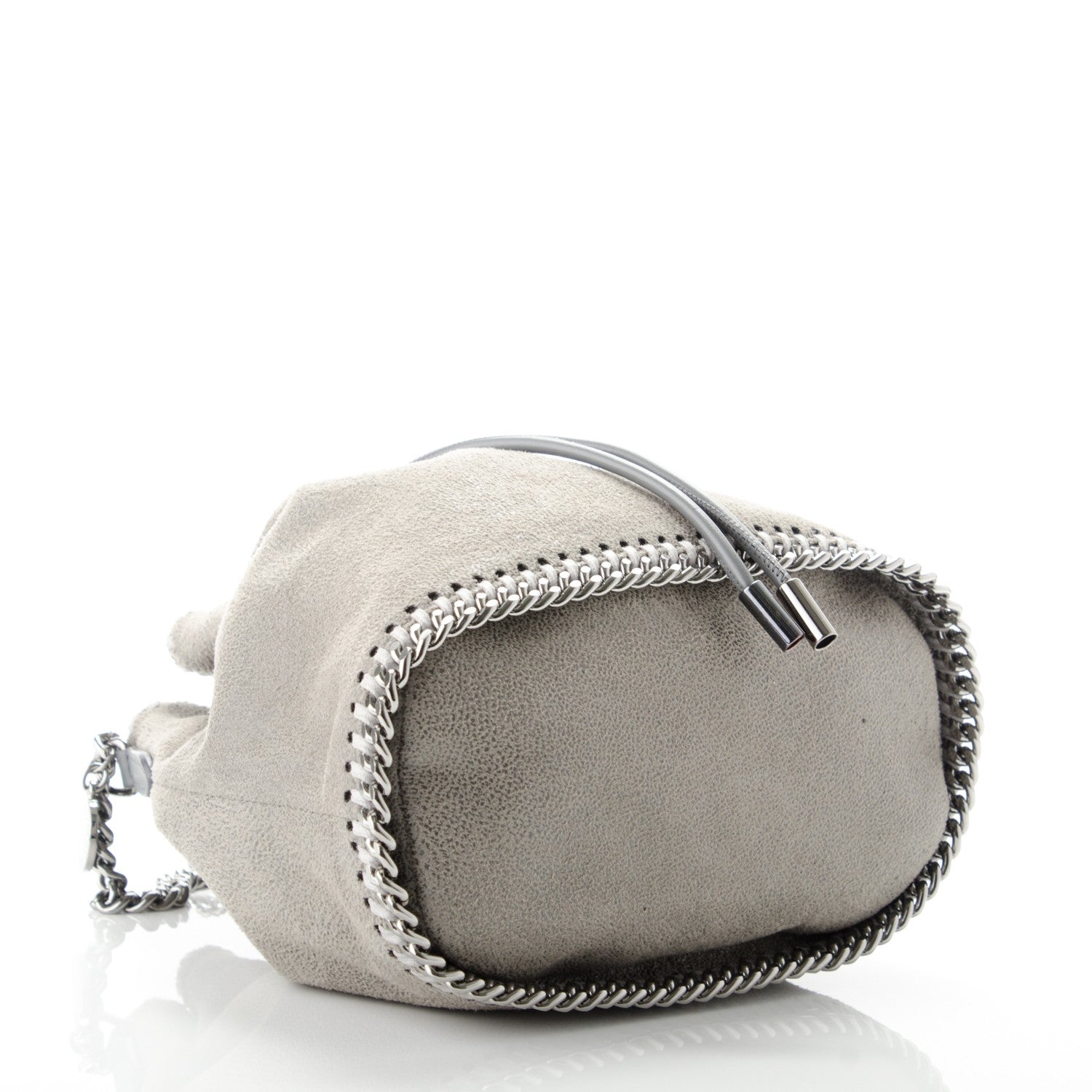 Stella McCartney Shaggy Deer Mini Bucket Falabella Bag Grey 4 of 6