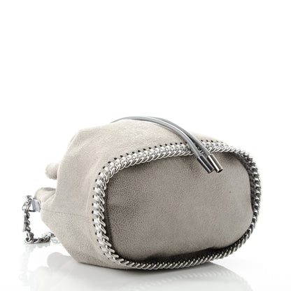 Stella McCartney Shaggy Deer Mini Bucket Falabella Bag Grey 4 of 6