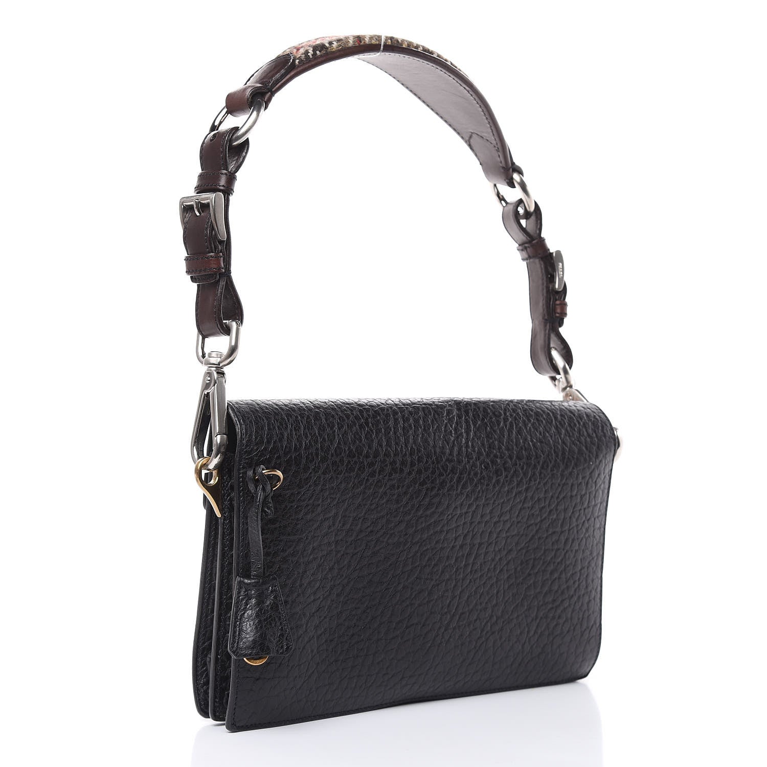 Prada Berlino Sound Semitracolla Bag Black Ebano 3 of 10